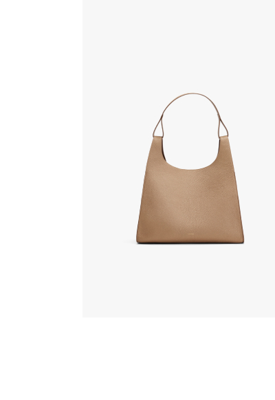 Oversized Double Loop Bag Cappuccino