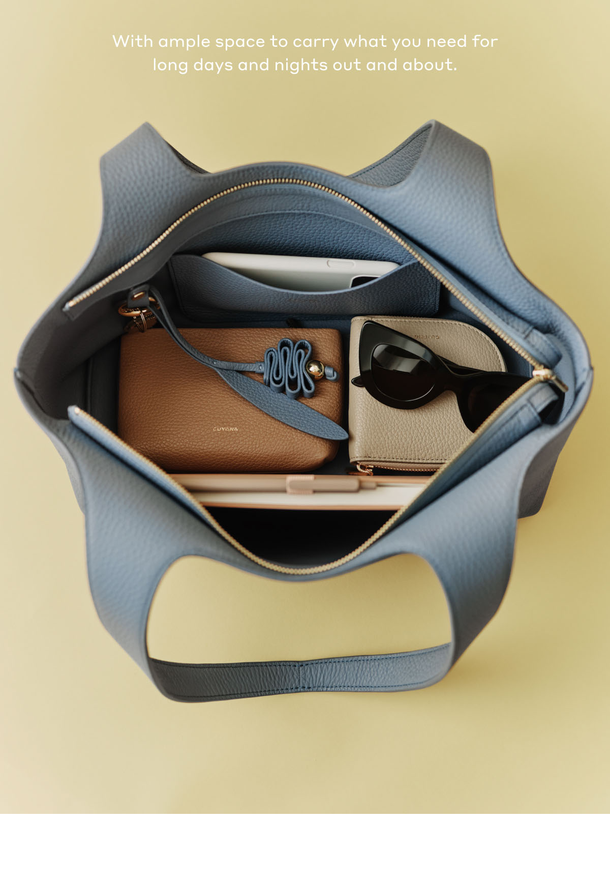 With ample space to carry what you need for long days and nights out and about.