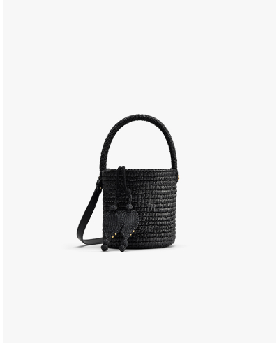 Toquilla Mini Bucket Bag Black