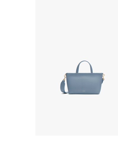 Mini Easy Zipper Tote Azure