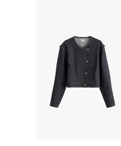 Light Sculpted Jacket Indigo