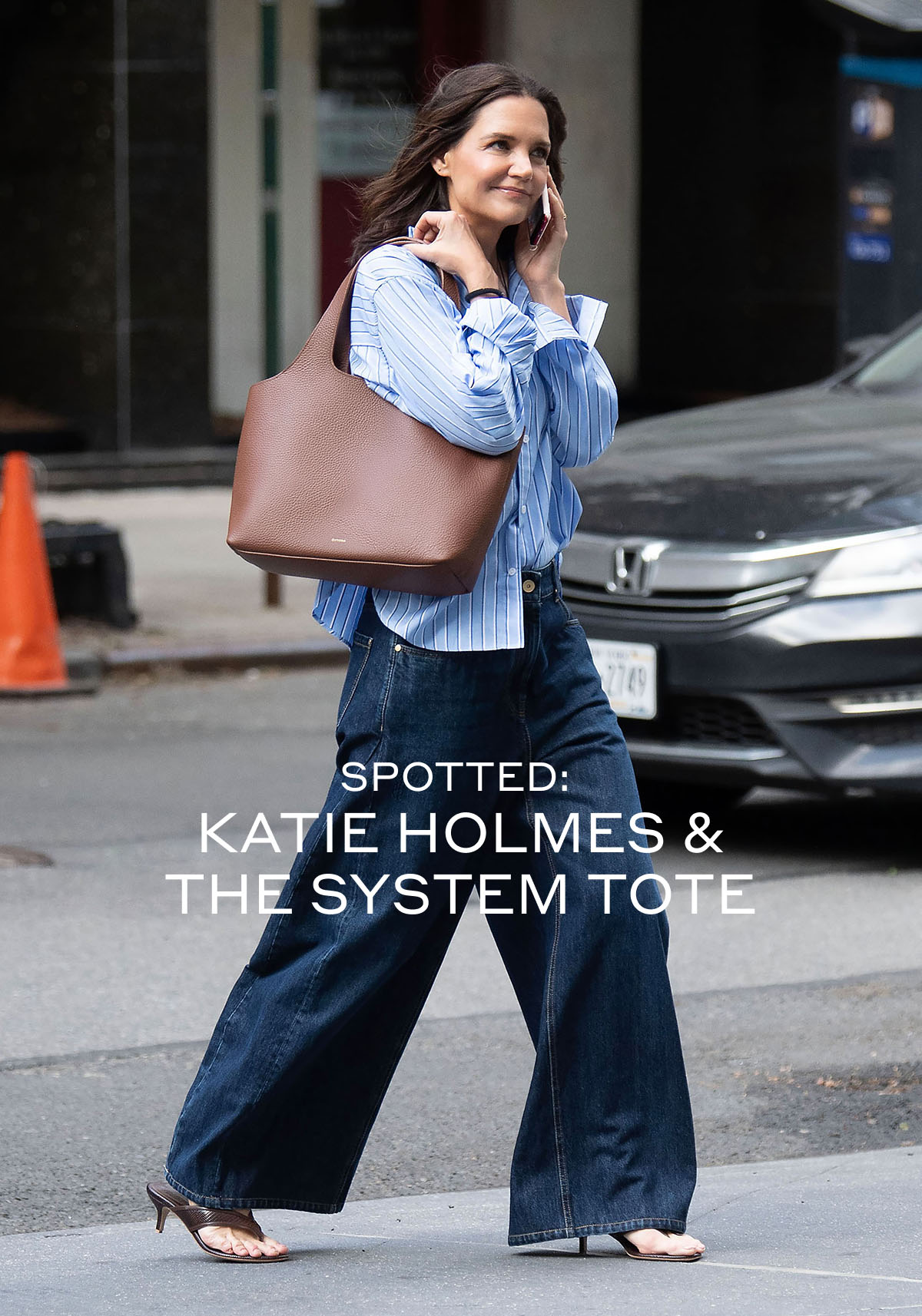 SPOTTED: KATIE HOLMES & THE SYSTEM TOTE