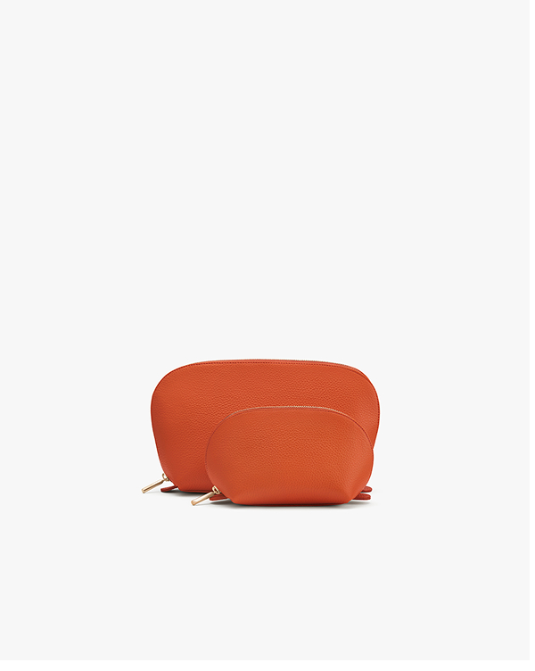 Travel Case Set Burnt Orange