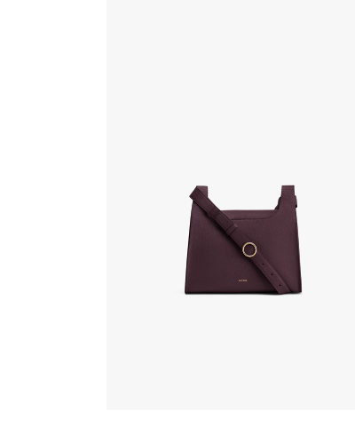 Double Loop Bag Plum