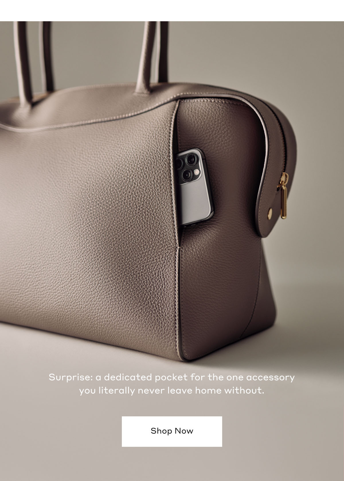 Surprise: a dedicated pocket for the one accessory you literally never leave home without. Shop Now