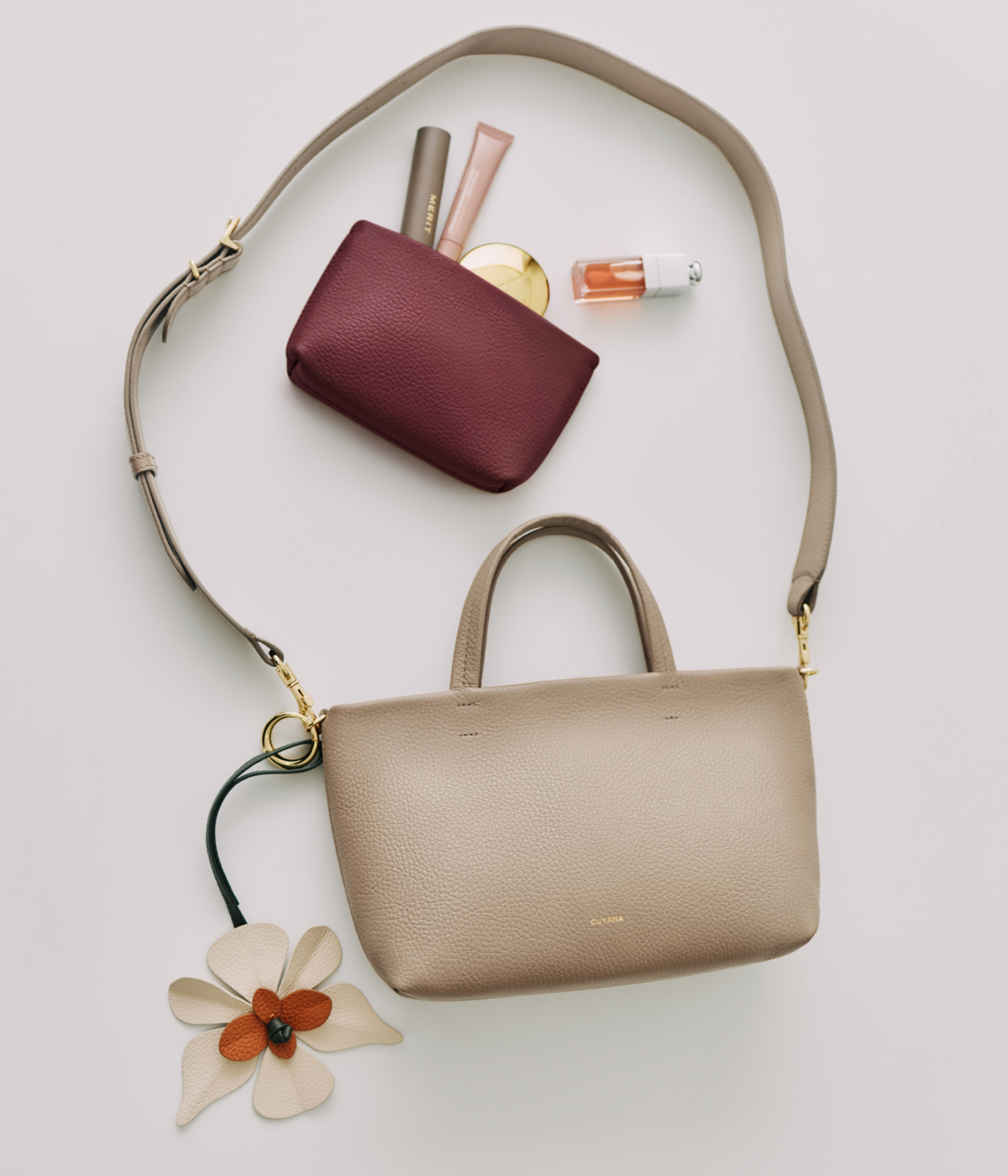 Mini Easy Zipper Tote Stone