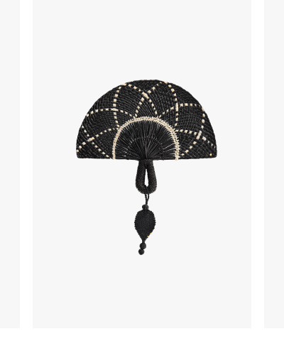 Palma Fan Black/ Natural