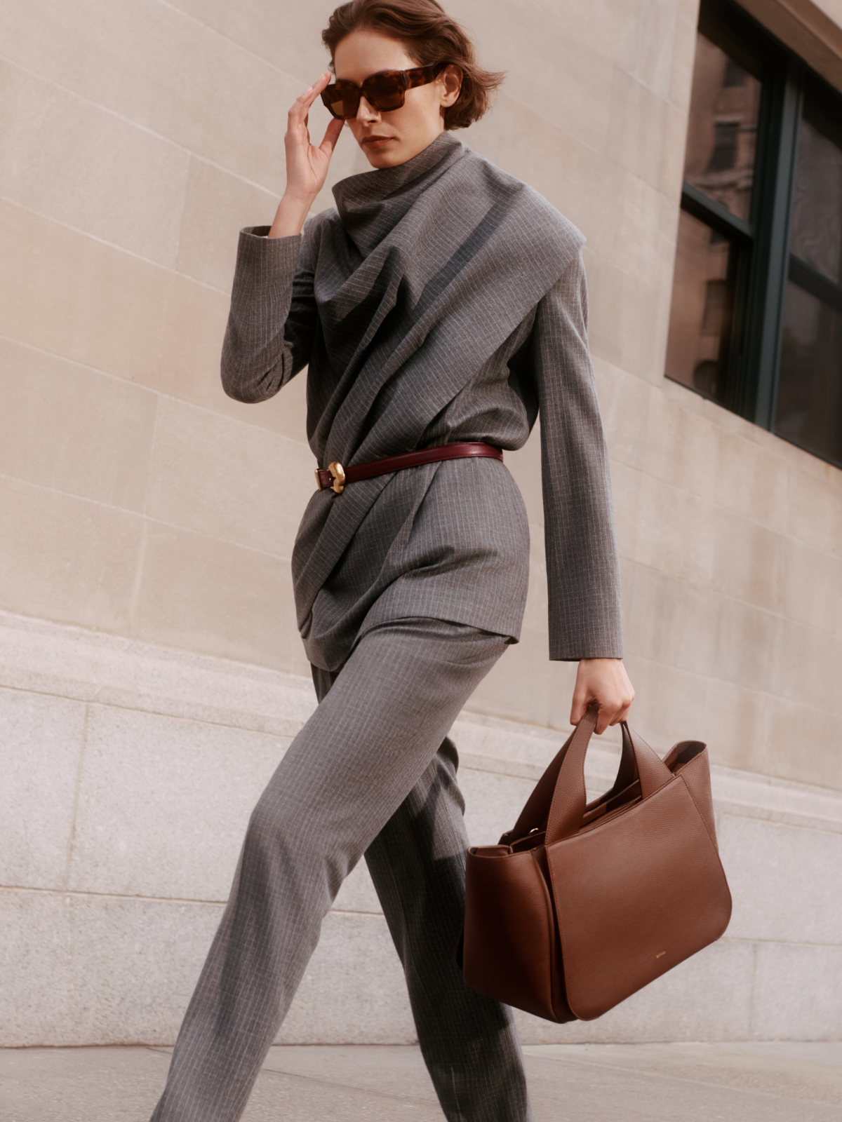 Mila Satchel Dark Chestnut