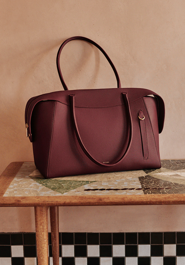 Double Loop Satchel Forest, Forma Bowler Bag Cherry, Mila Satchel Forest