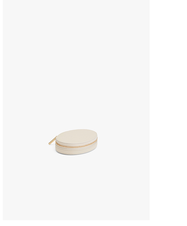 Travel Jewelry Case Ecru