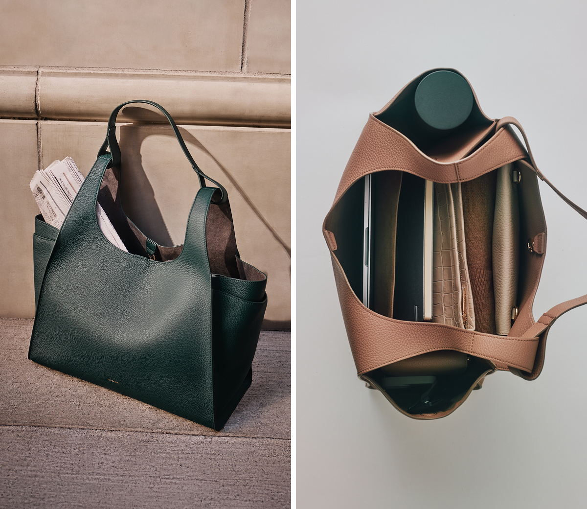 DOUBLE LOOP SATCHEL