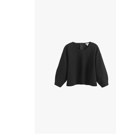 Ponte Balloon Sleeve Top 