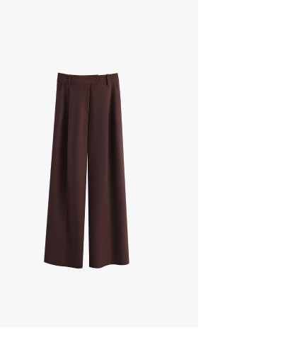 Wool Wide Leg Pant Fondant