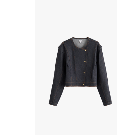 Light Sculpted Jacket Indigo