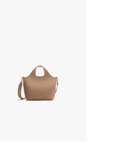 Small System Zipper Tote Cappuccino