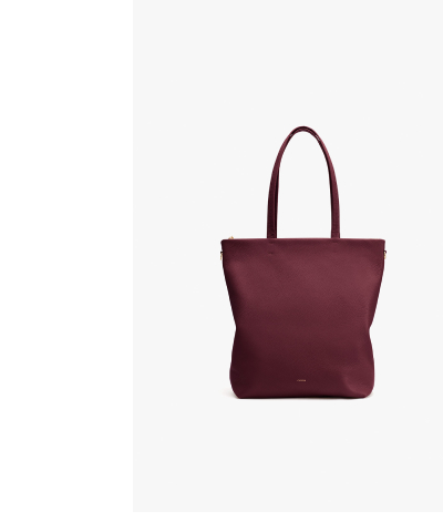 Tall Easy Zipper Tote Cherry