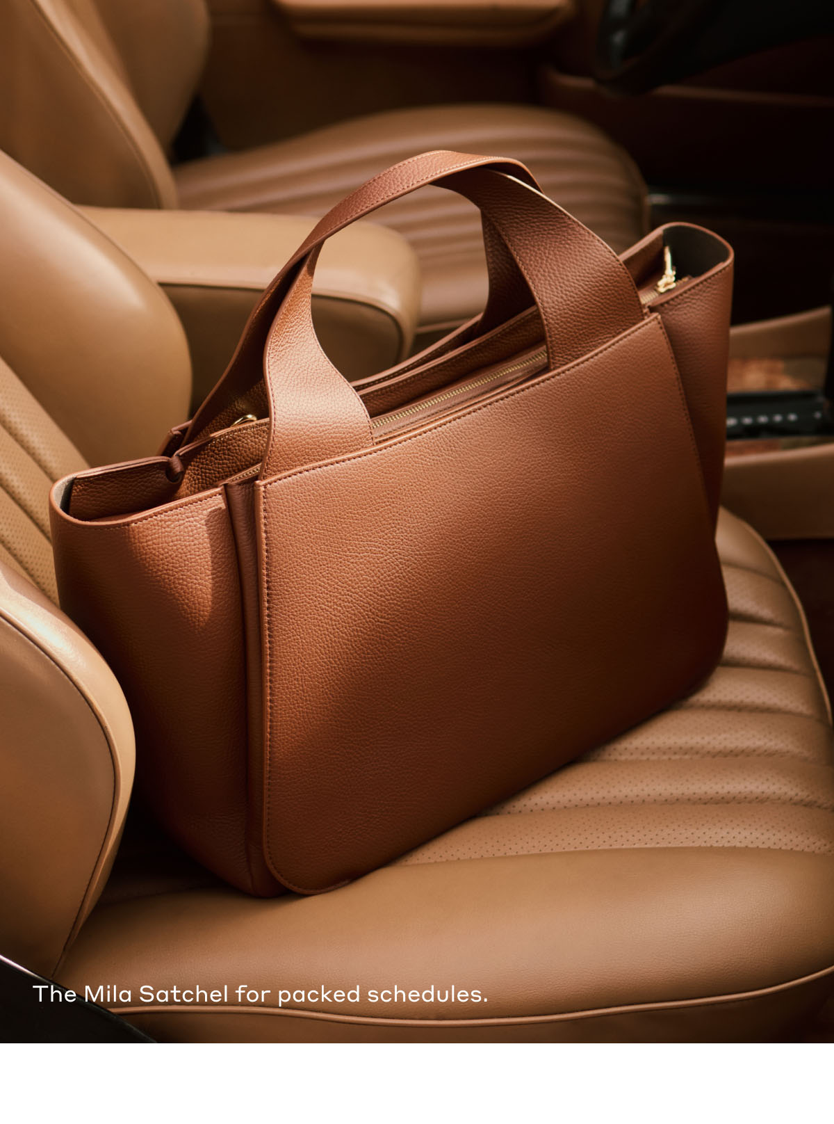 The Mila Satchel for packed schedules.