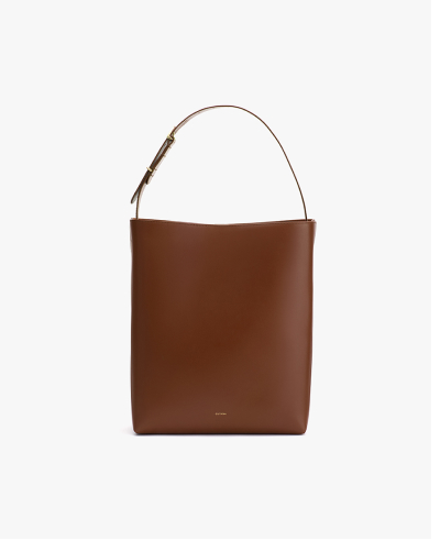 Oversized Linea Bag Dark Chestnut