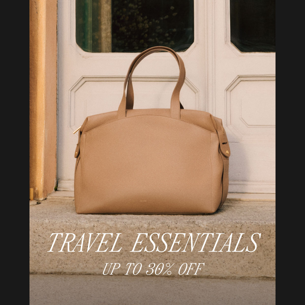 TRAVEL ESSENTIALS UP TO 30% OFF