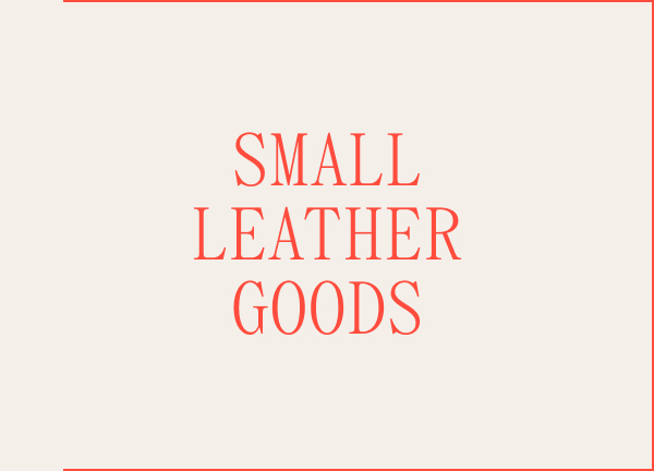 Archive Sale Small Leather Goods