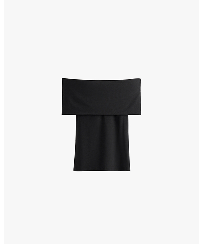 Off The Shoulder Top Black
