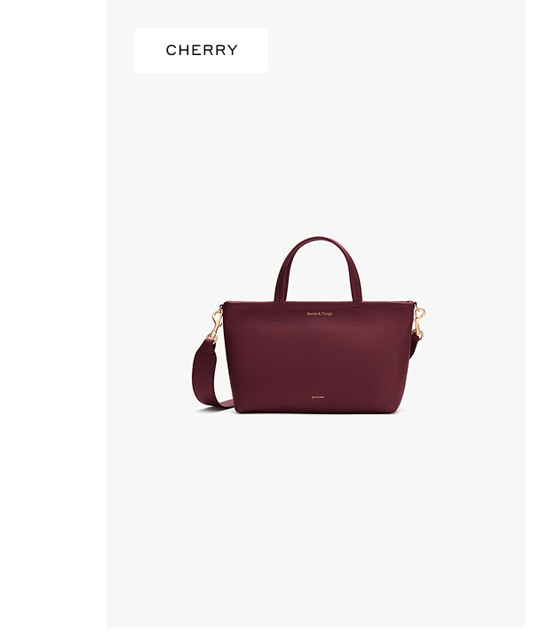 CUYANA X REESE'S BOOK CLUB Mini Easy Zipper Tote Cherry
