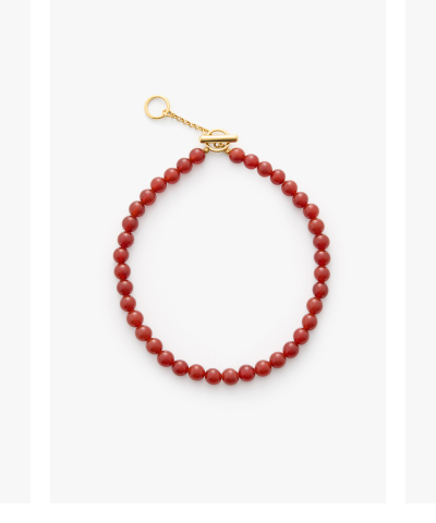 Cerise Beaded Necklace