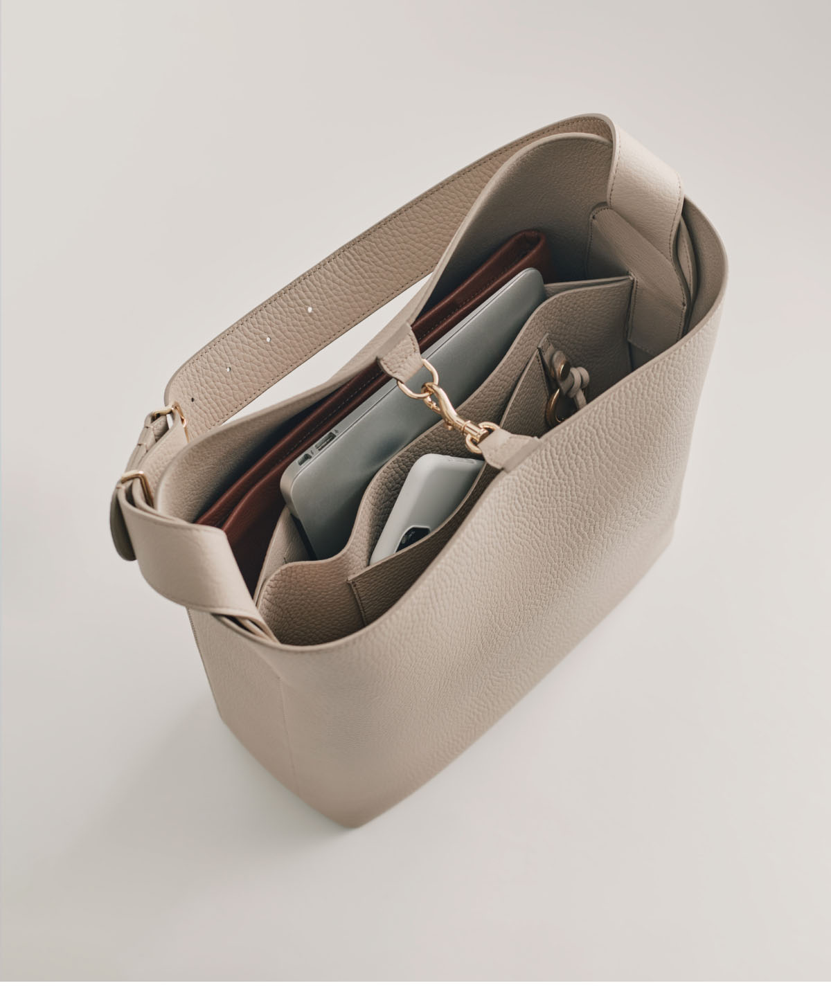 Oversized Linea Bag Stone