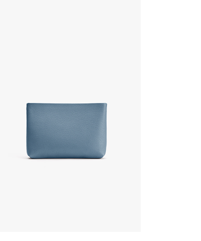 Medium Zipper Pouch Azure