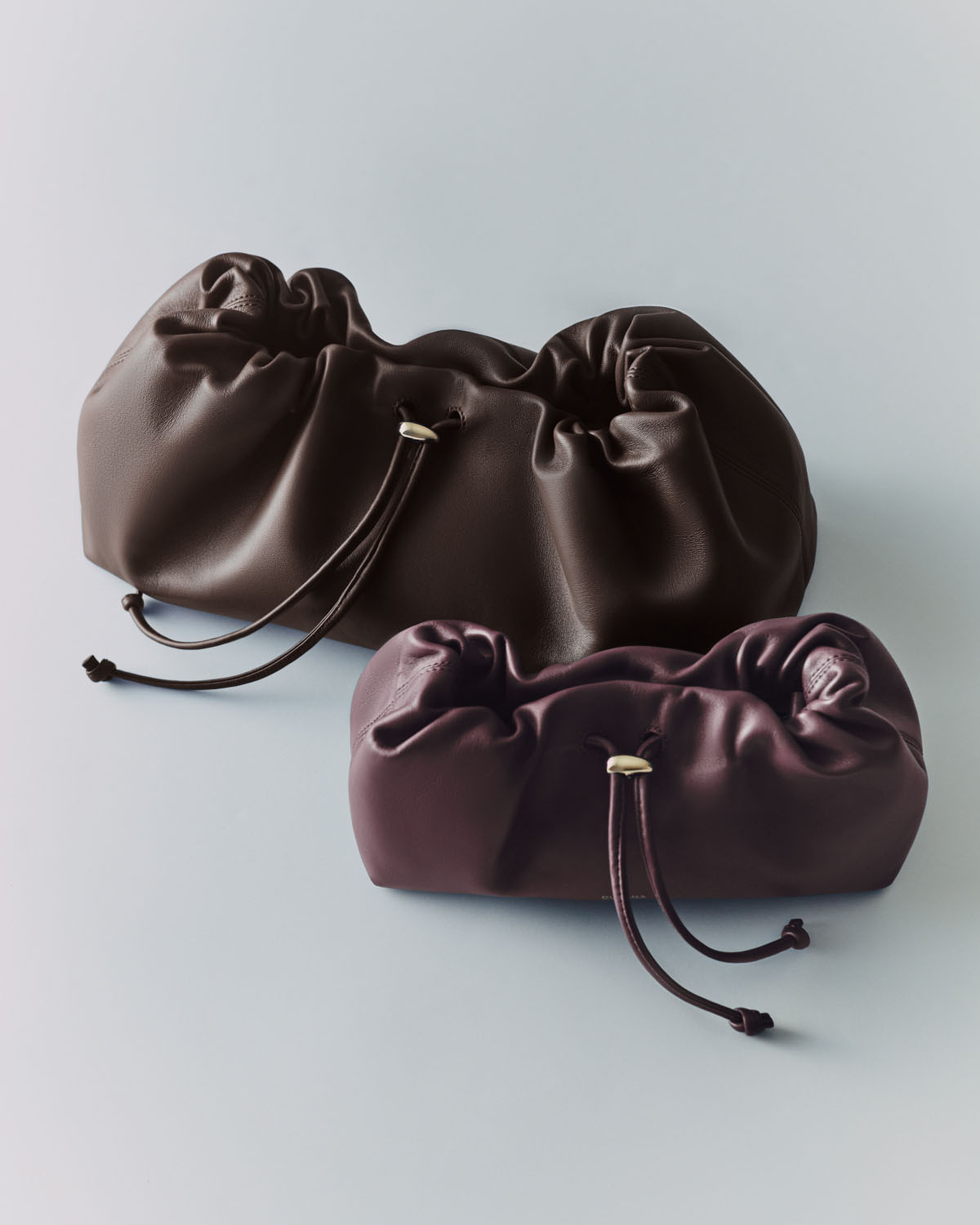 Dia Bag Mocha and Mini Dia Bag Plum