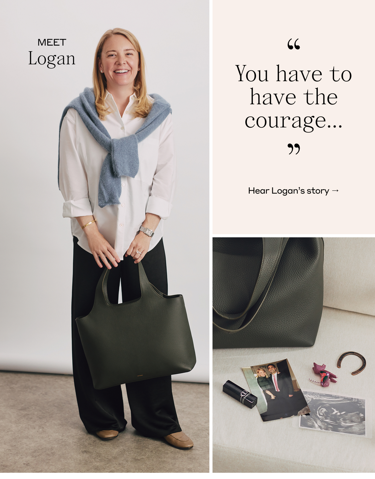 MEET LOGAN "You have to have the courage..." Hear Logan's Story-