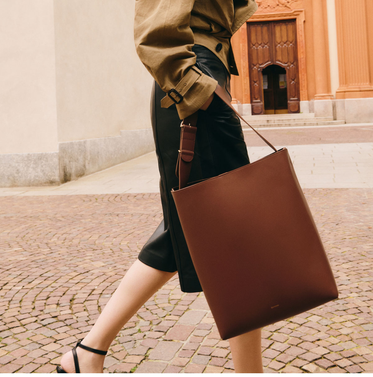 Oversized Linea Dark Chestnut