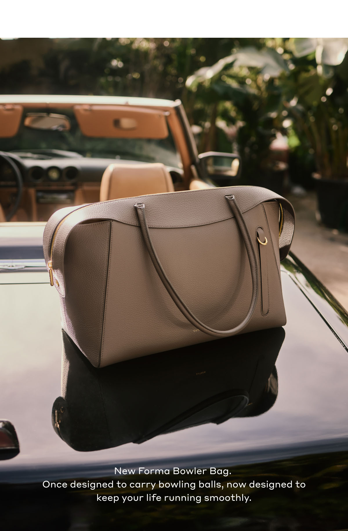 New Forma Bowler Bag. Once designed to carry bowling balls, now designed to keep your life running smoothly.