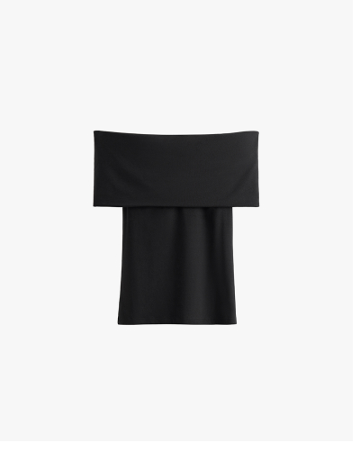 Off-The-Shoulder Top Black