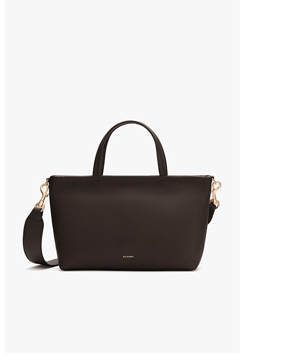 Mini Easy Zipper Tote Mocha