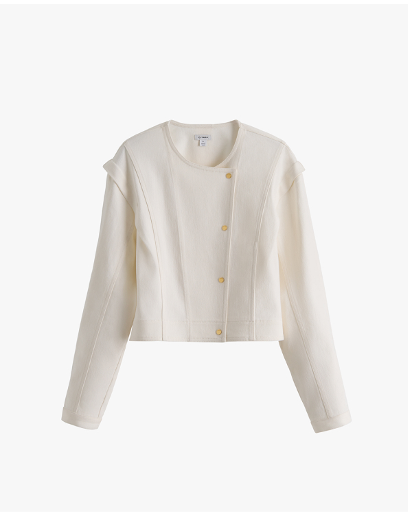 Light Sculpted Jacket Ecru