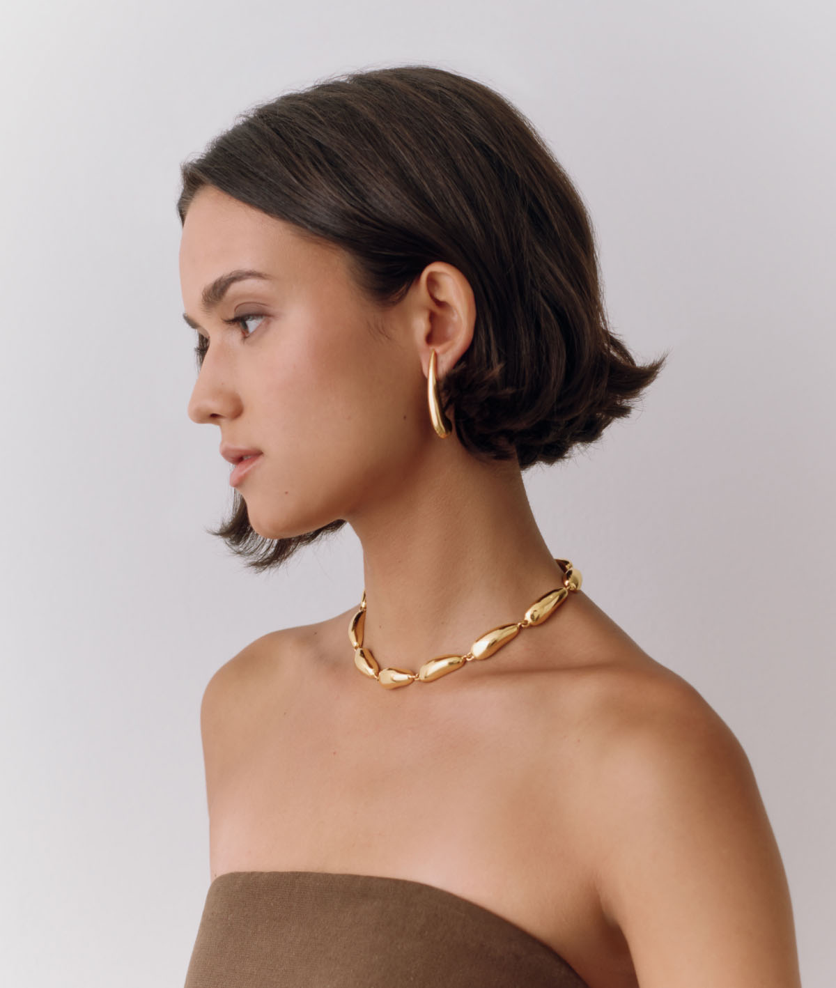 Lluvia Necklace and Long Lluvia Earrings