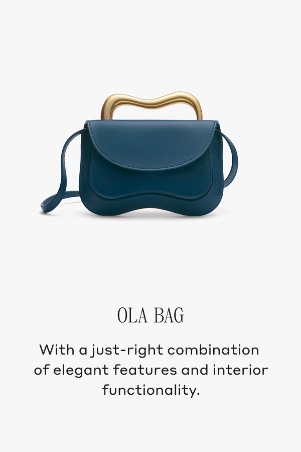Ola Bag Jade With a just-right combination of elegant features and interior functionality.