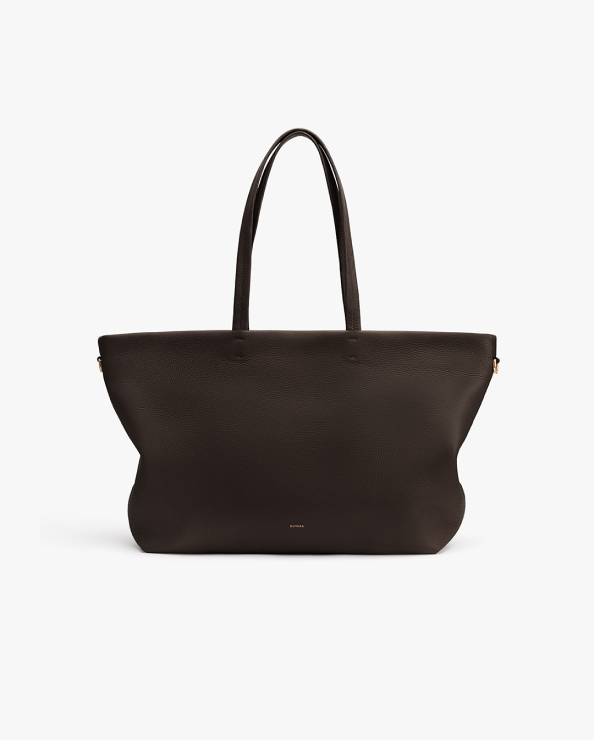 Small Easy Zipper Tote Mocha