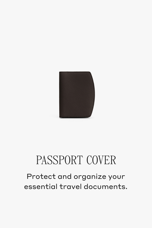 PASSPORT COVER Protect and organize your essential travel documents.