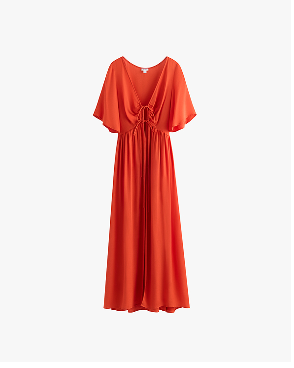 Tencel Tie Front Cover Up Lipstick