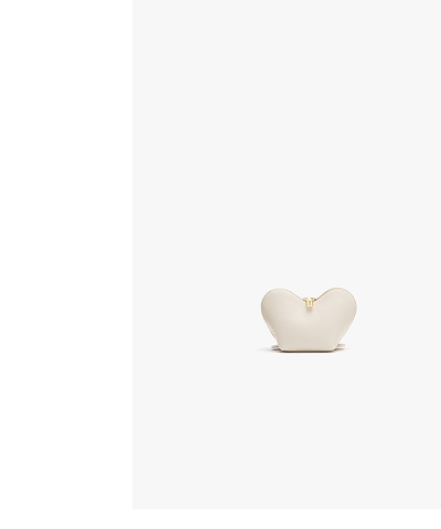 Mini Heart Case Ecru