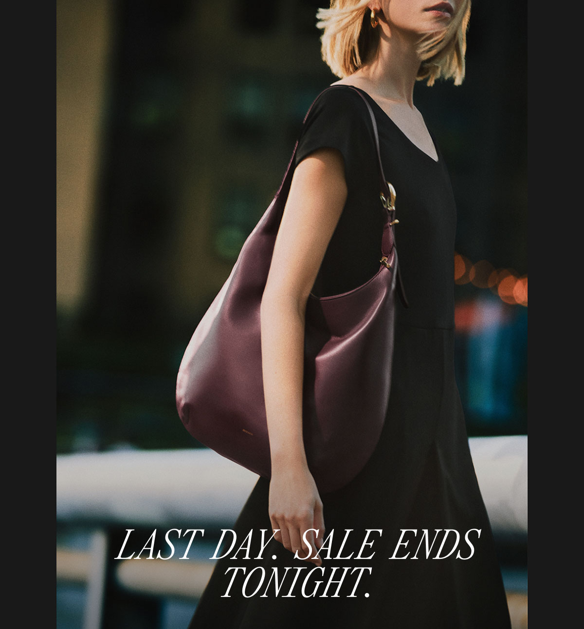 LAST DAY. SALE ENDS TONIGHT.