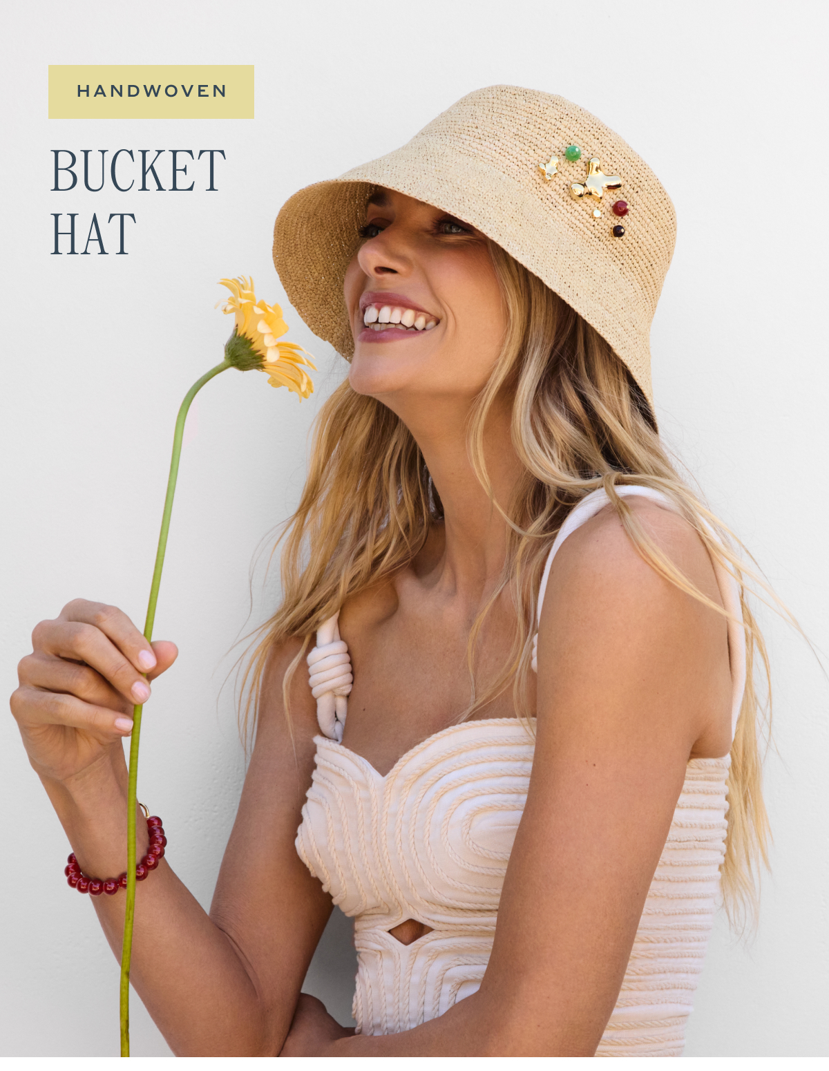 HANDWOVEN BUCKET HAT