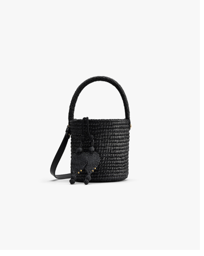Toquilla Mini Bucket Bag Black