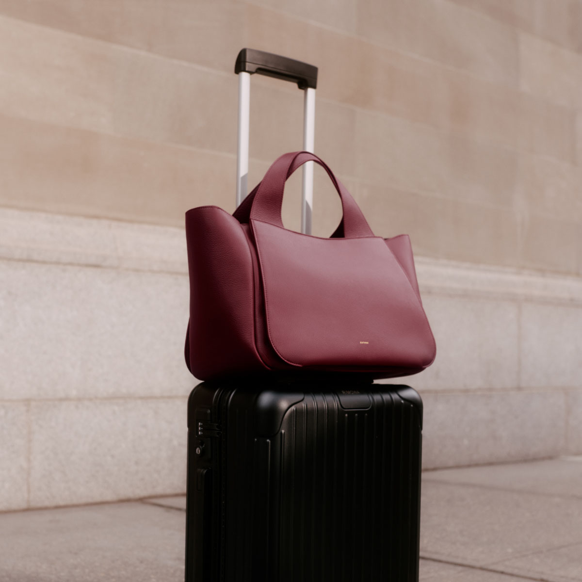 Mila Satchel Cherry