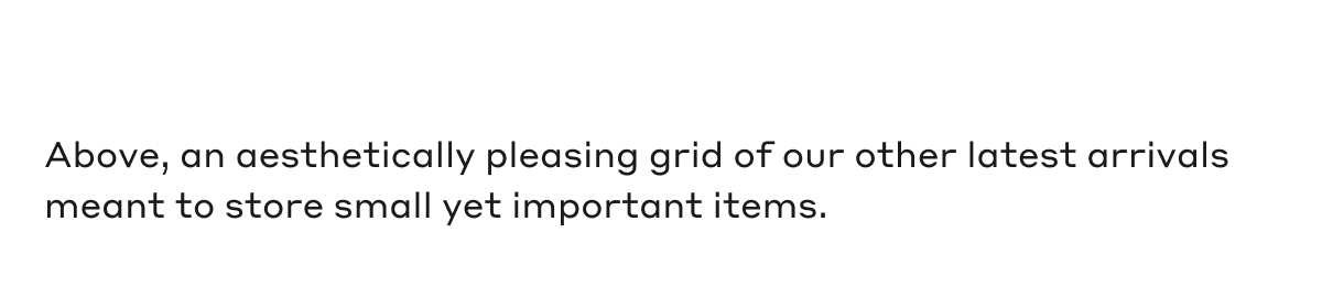 Even more pieces with which to decorate your outfits.