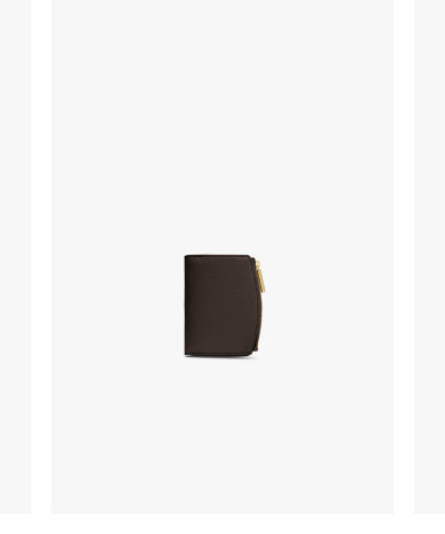 Fold Zip Wallet Mocha