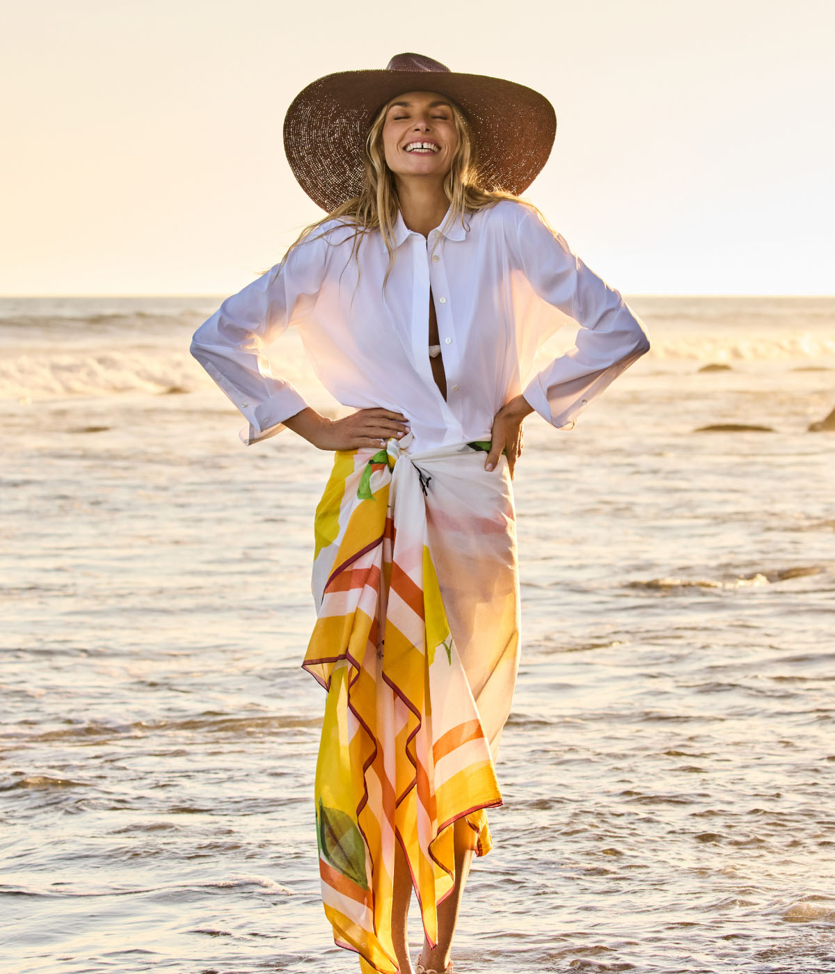 Beach Hat, Citron Pereo