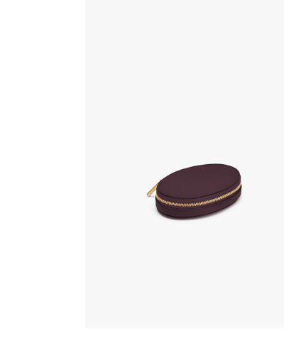 Travel Jewelry Case Plum